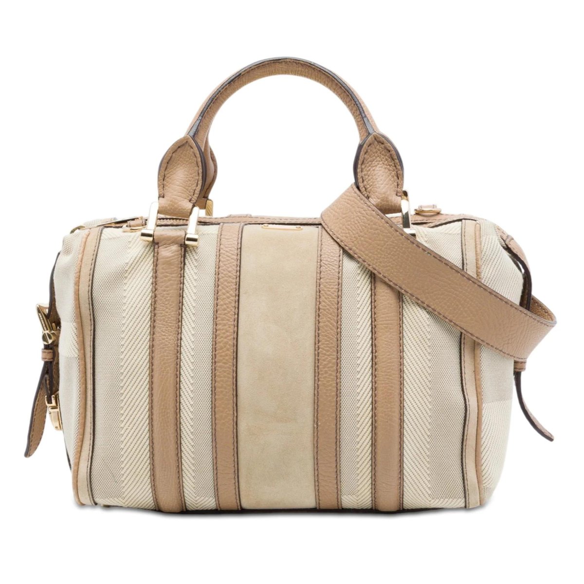 Pocket leather bowling bag