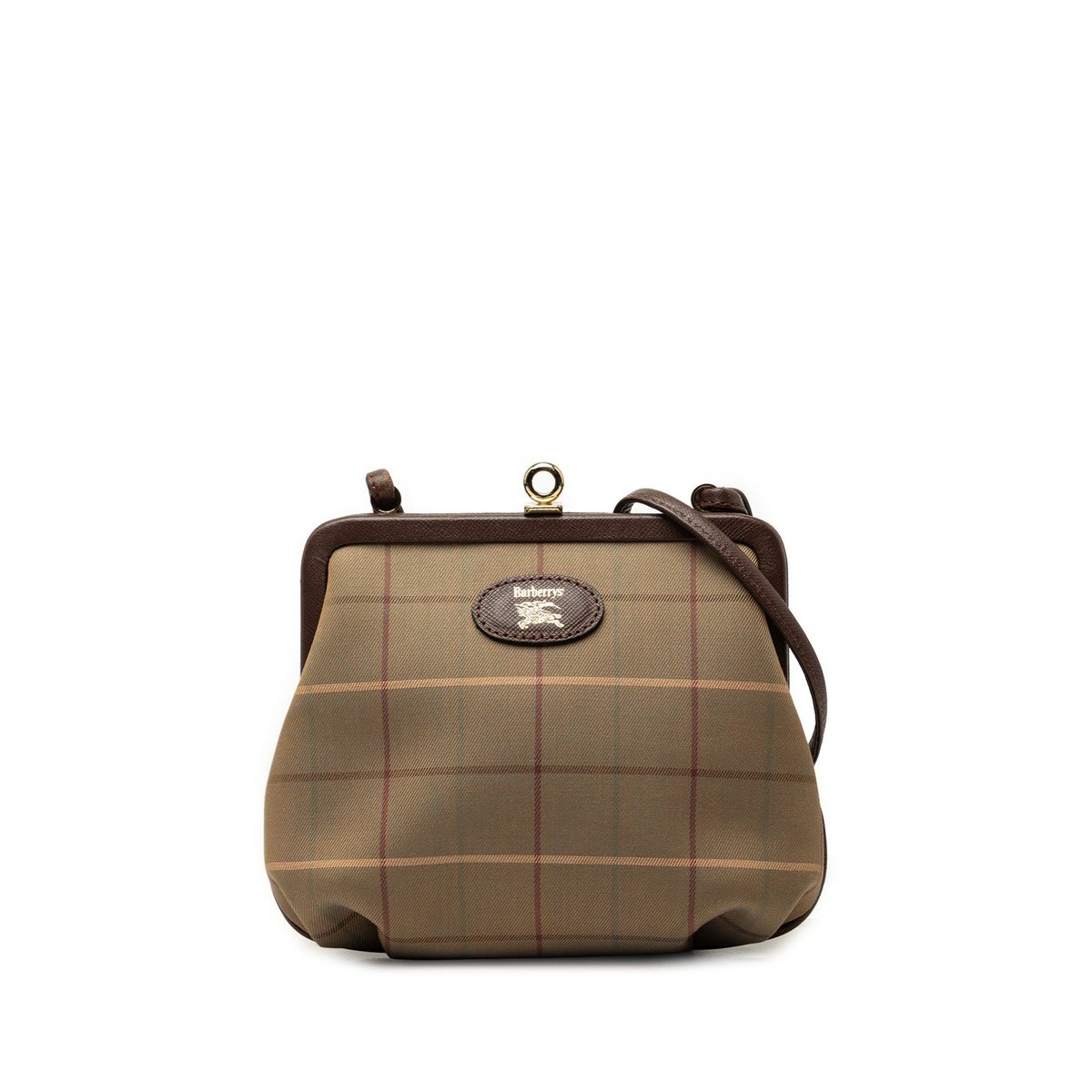 Pocket leather crossbody bag