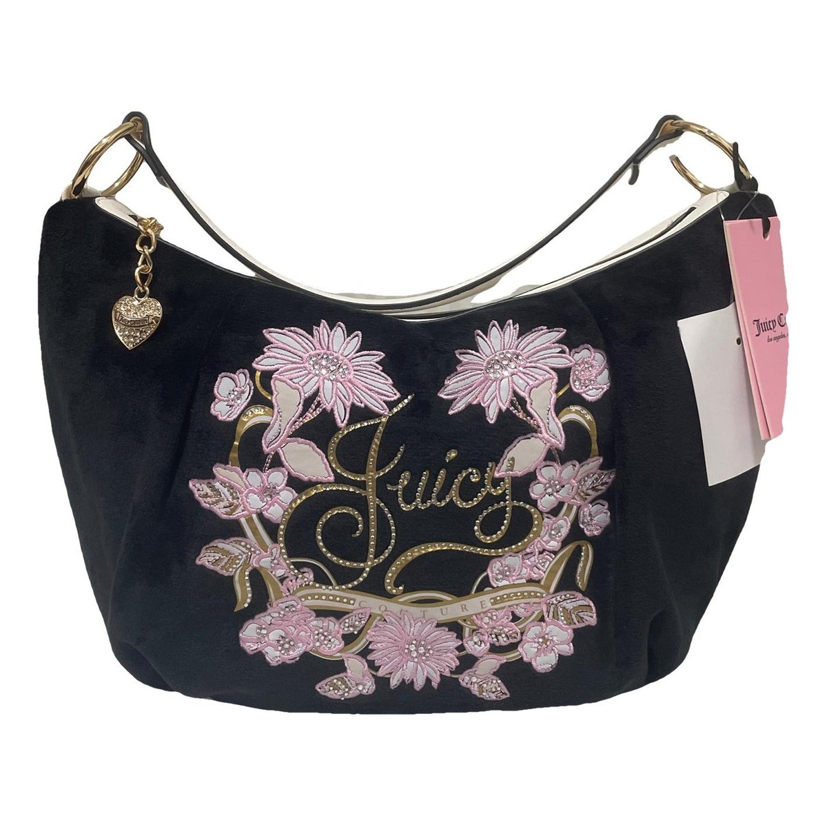 Velvet handbag