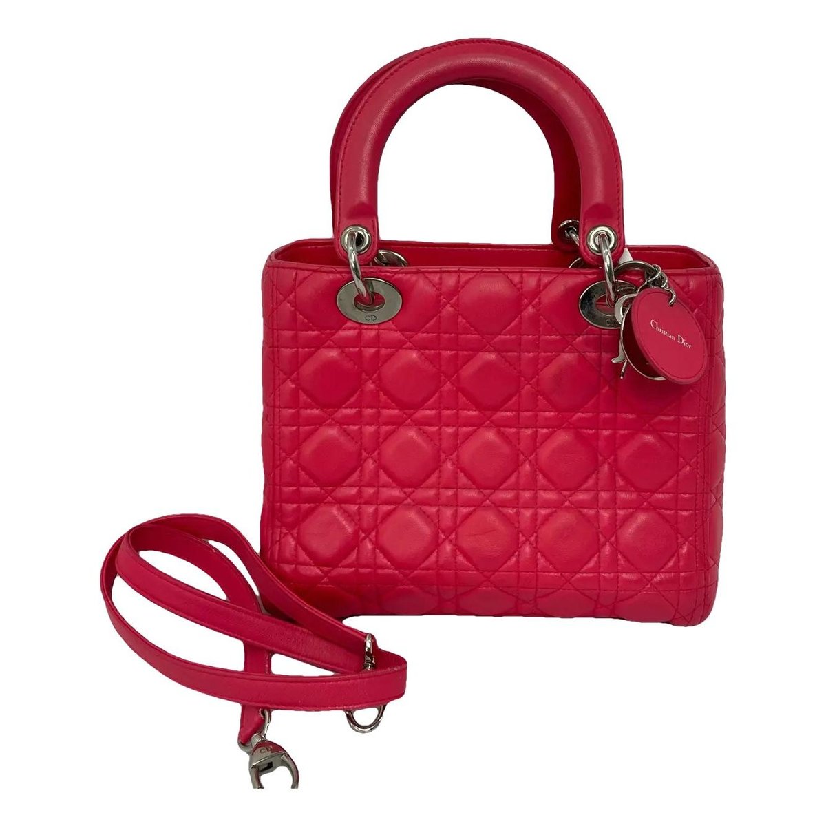 Lady Dior leather handbag