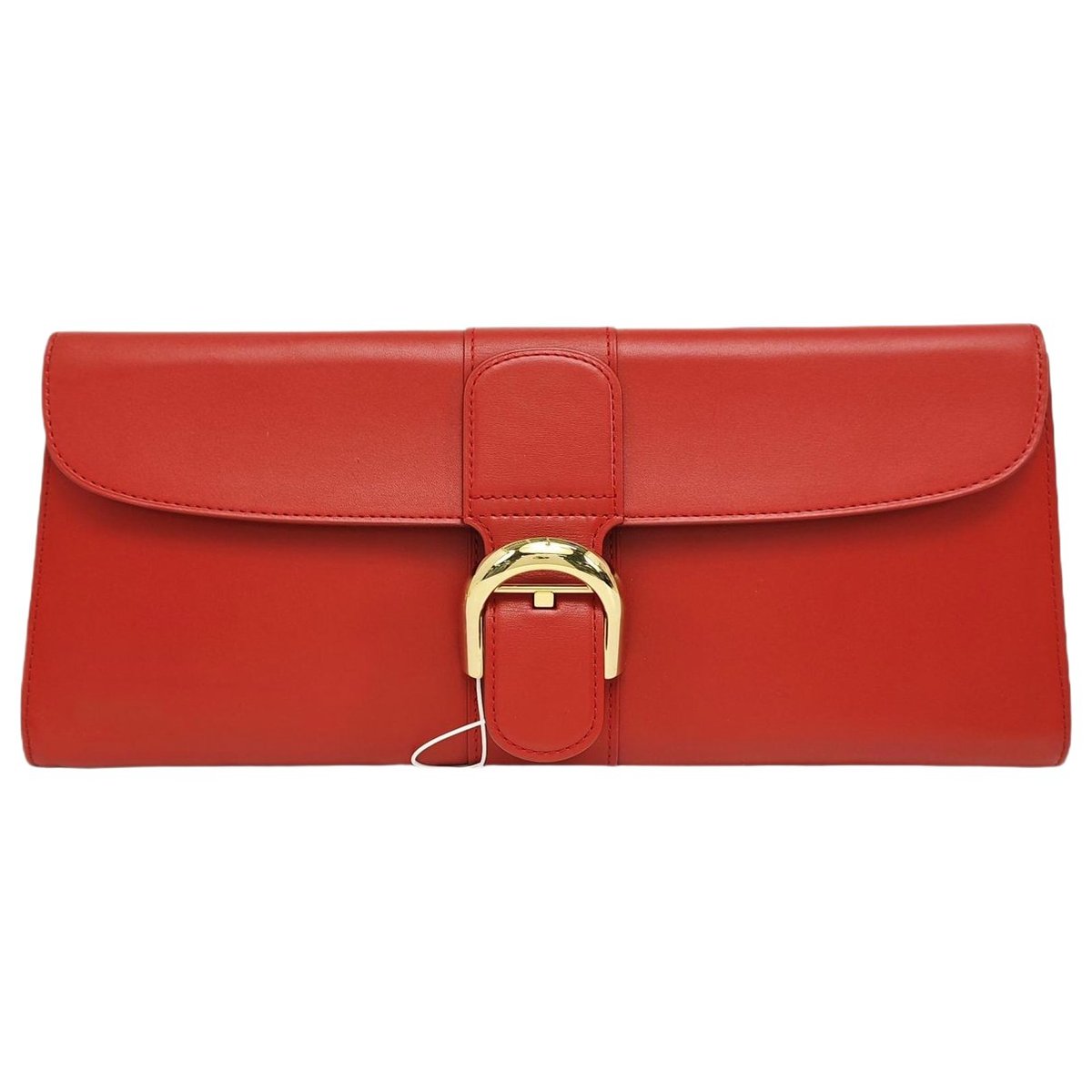 Brillant leather clutch bag