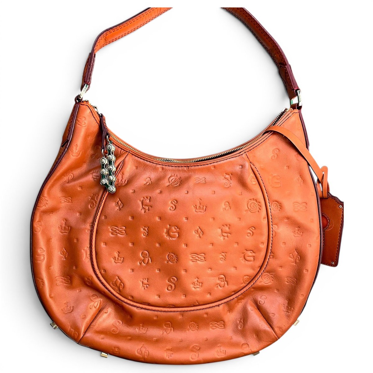 Daligramme leather handbag