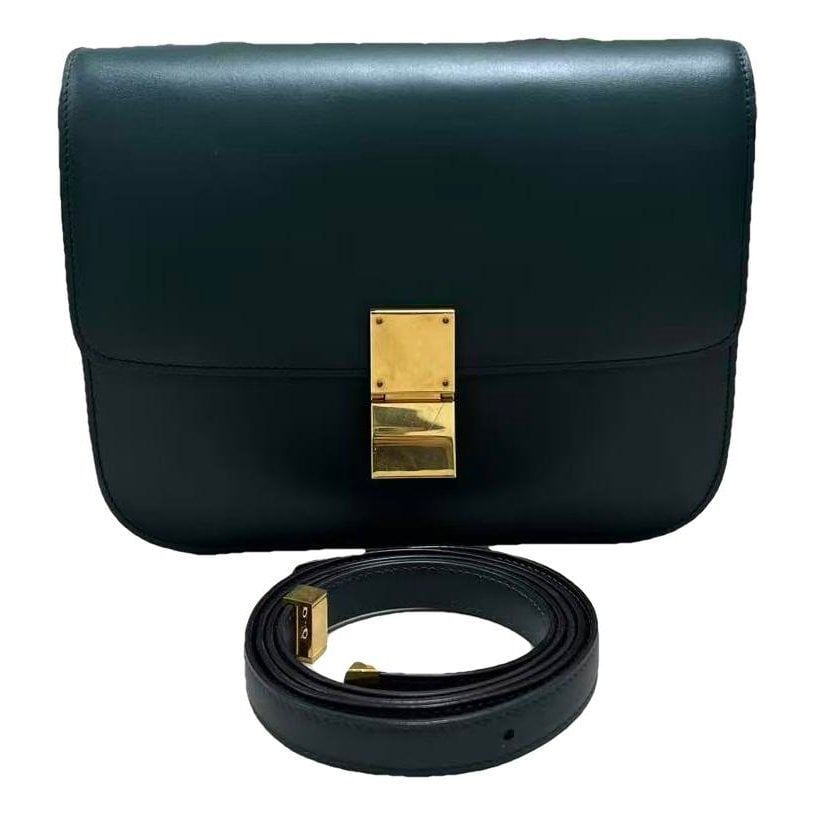 Classic leather crossbody bag