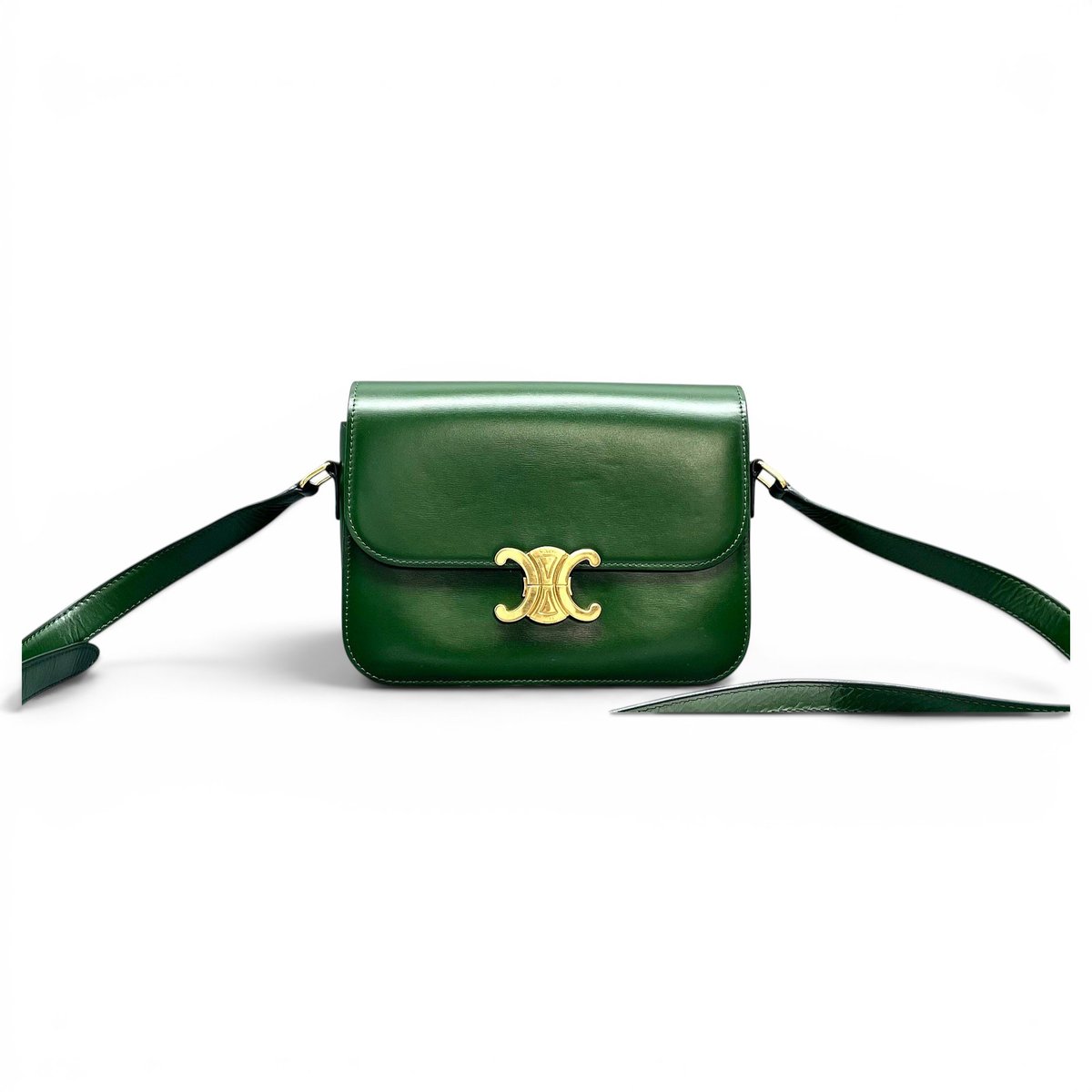 Triomphe leather handbag
