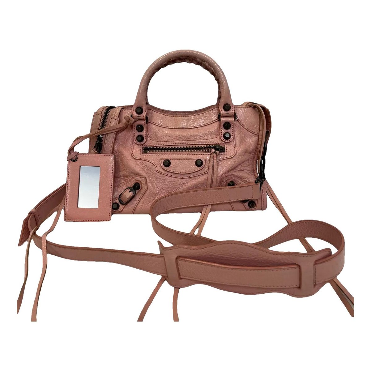 City leather crossbody bag