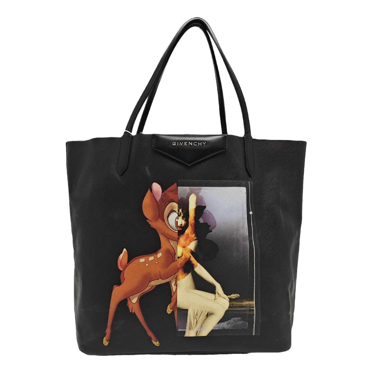 G Tote leather handbag