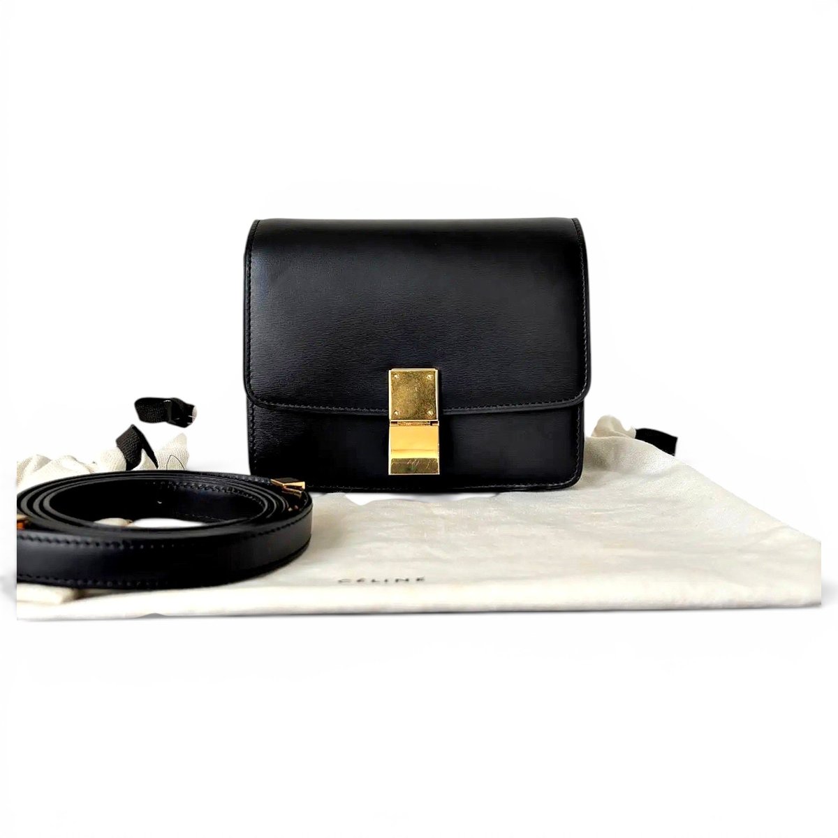 Classic leather handbag