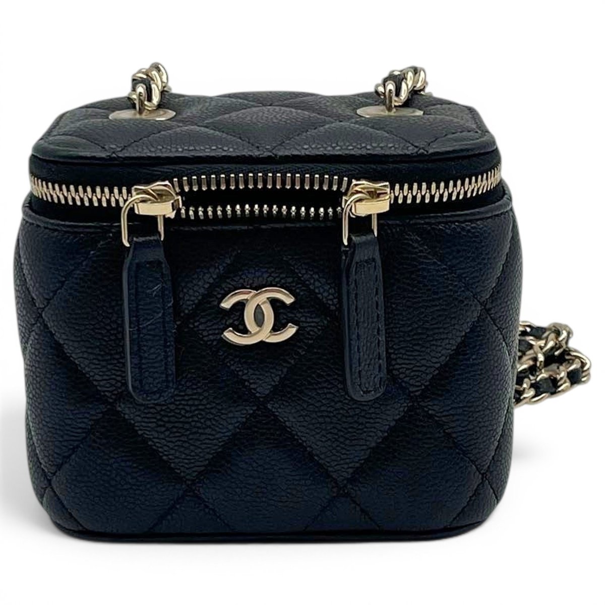 Trendy CC Vanity leather handbag