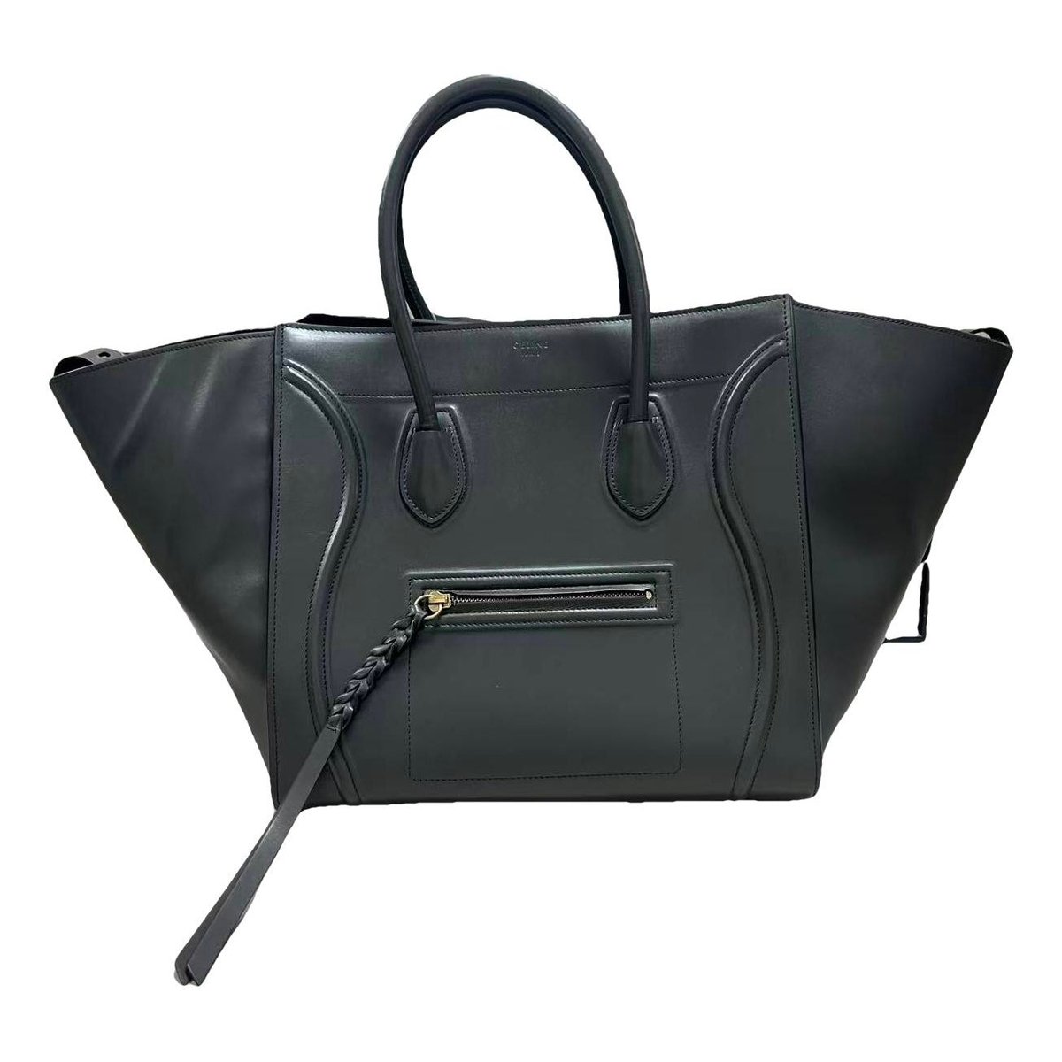 Luggage leather handbag