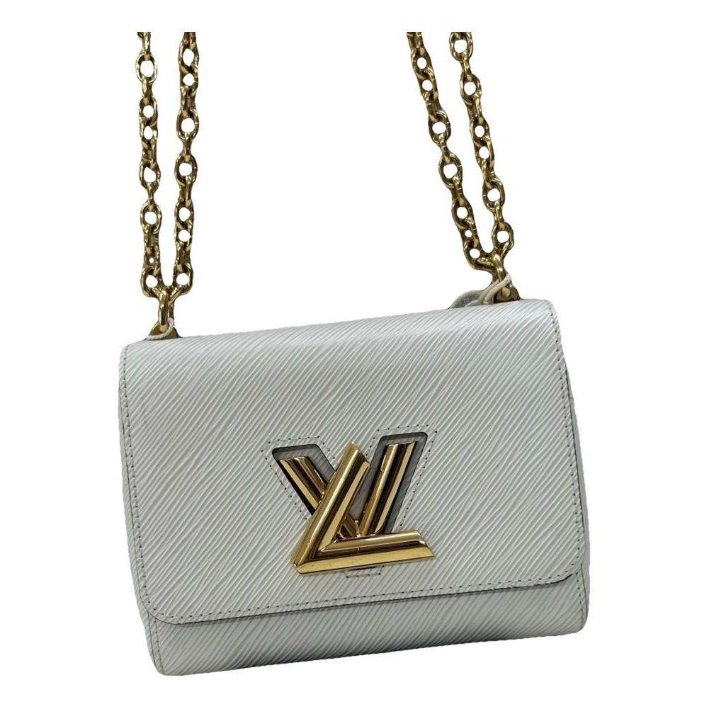 Twist leather handbag
