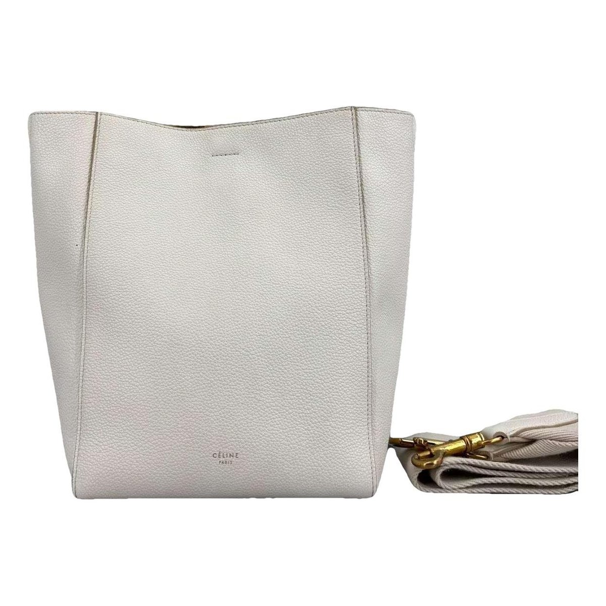 Seau Sangle leather handbag