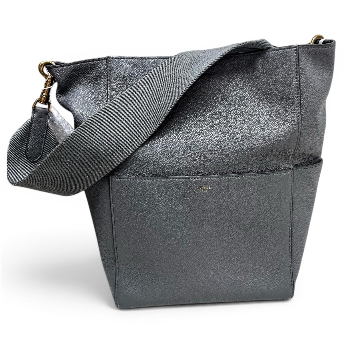 Seau Sangle leather handbag