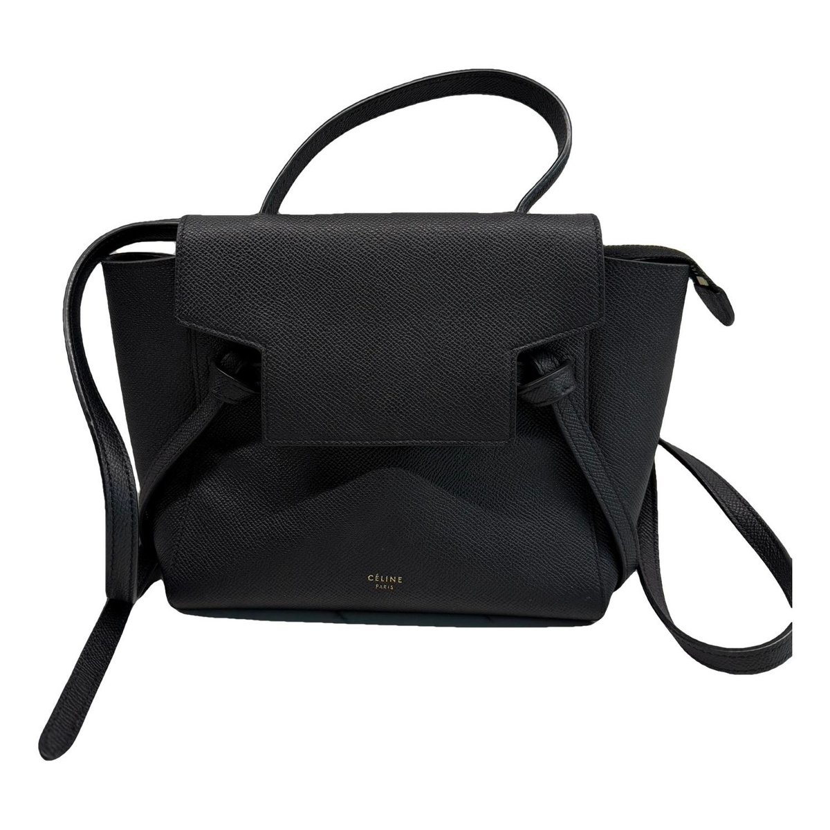 Belt leather handbag