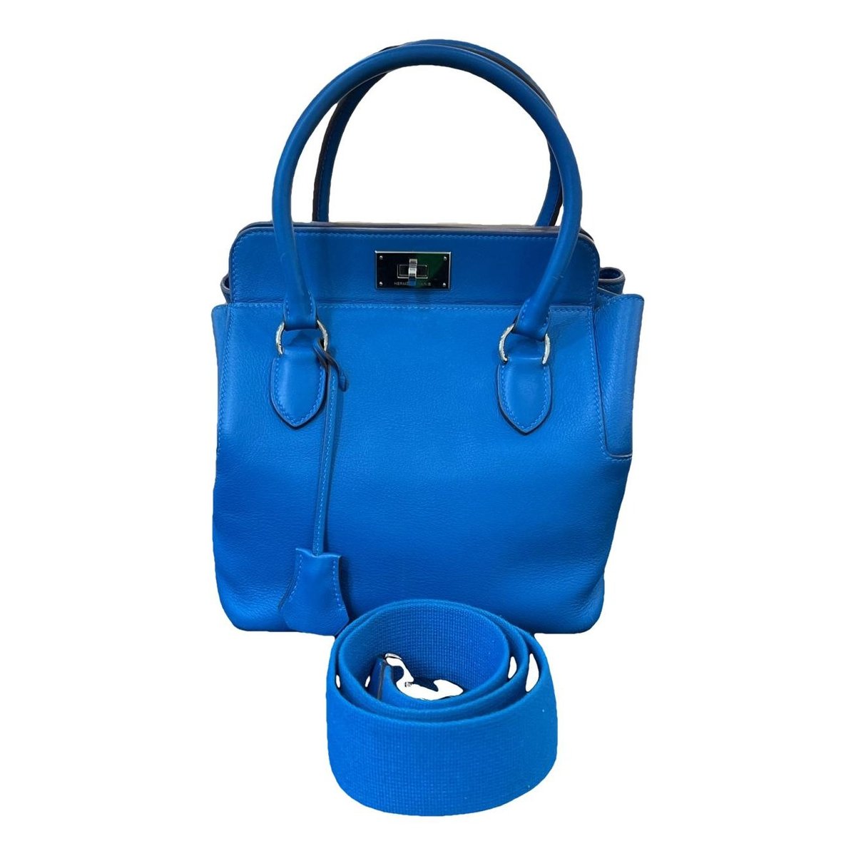 Toolbox leather handbag