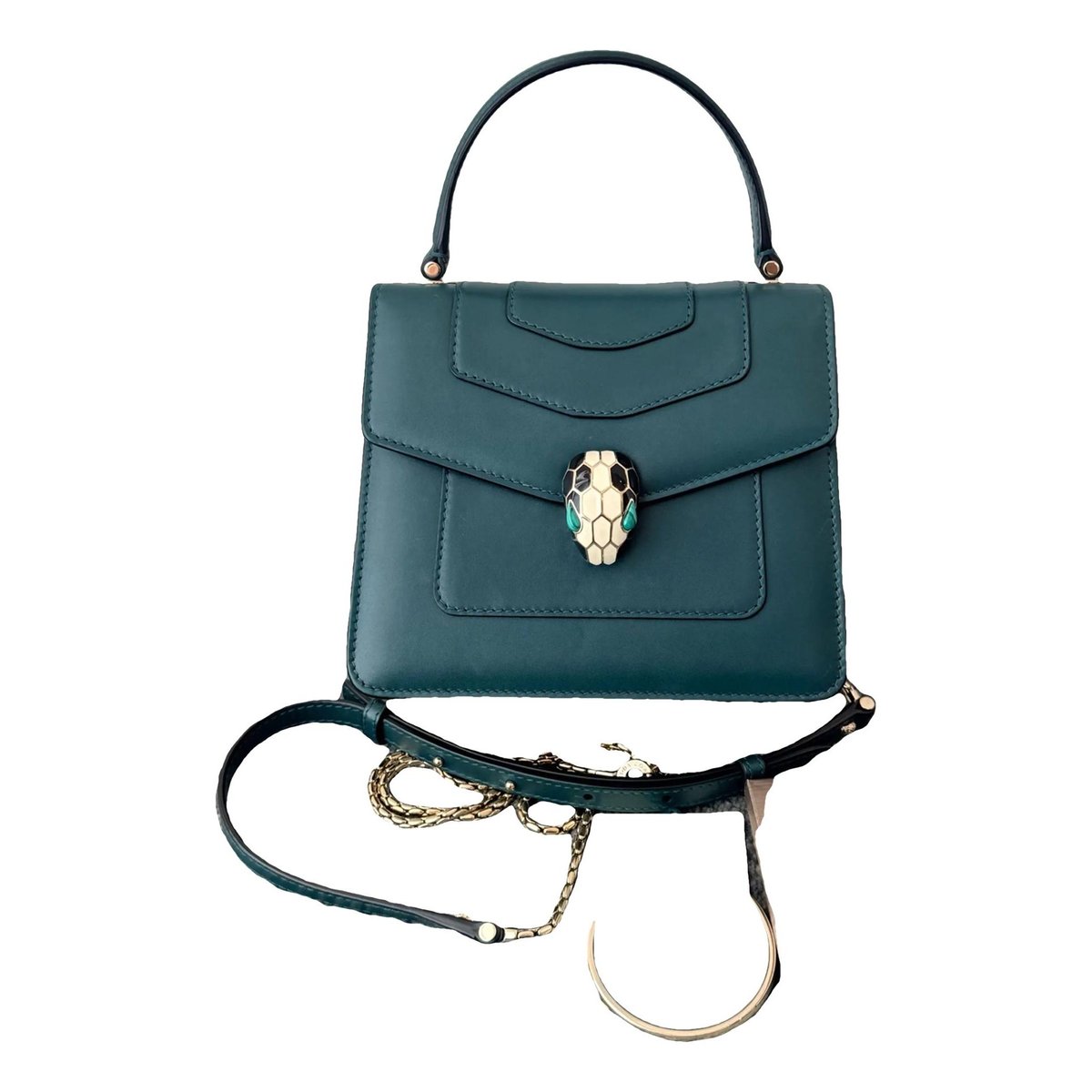 Serpenti leather crossbody bag