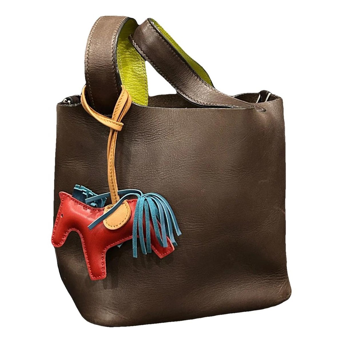 Picotin leather handbag