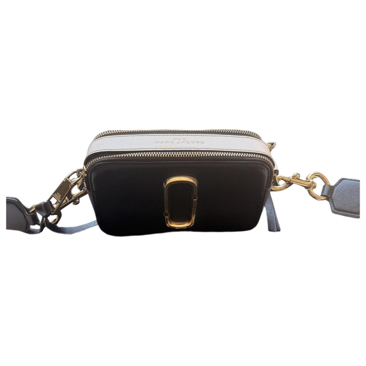 Snapshot leather handbag