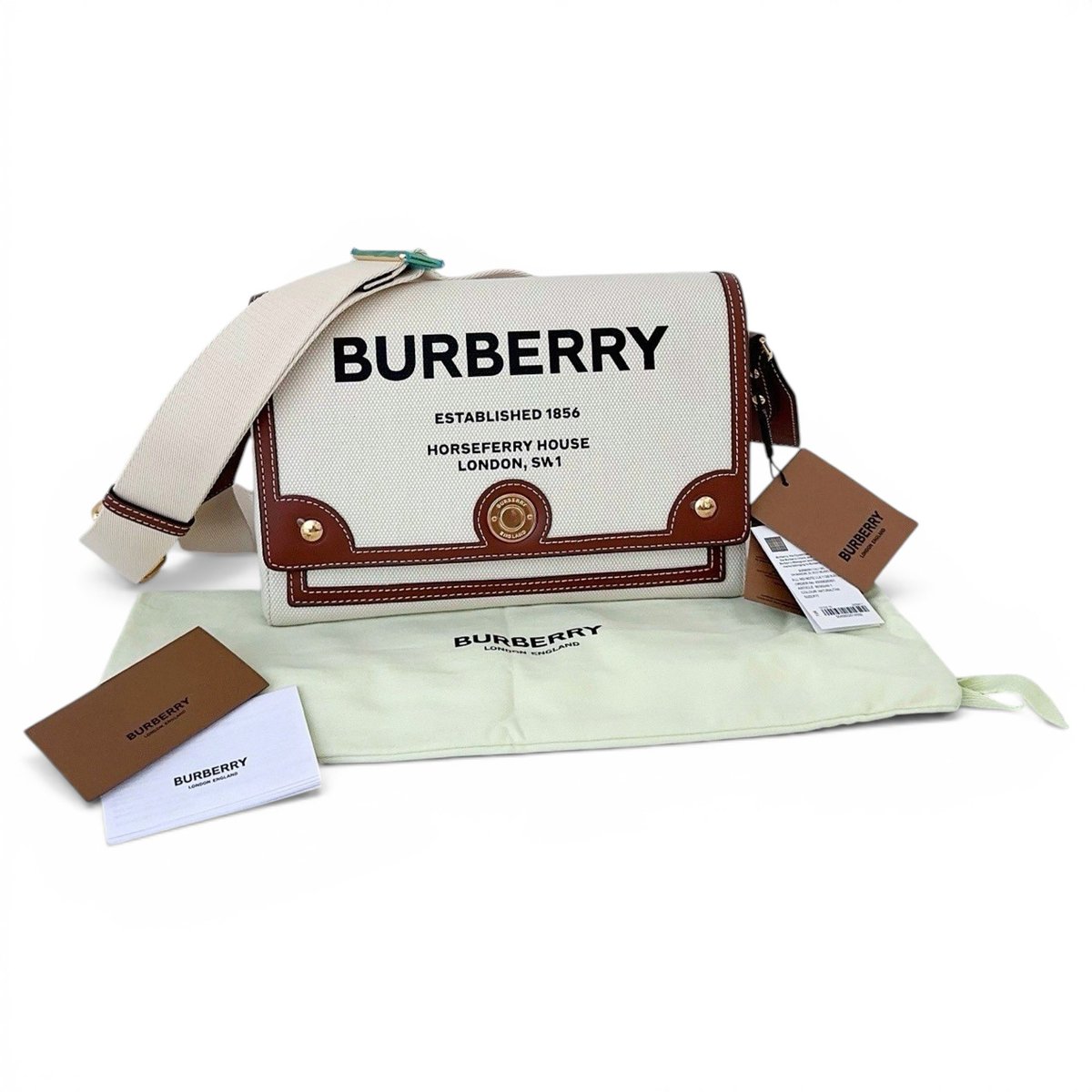 Note leather handbag