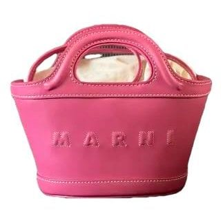 Tropicalia leather handbag