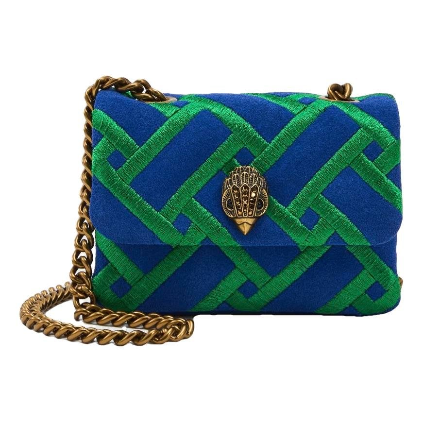 Velvet clutch bag
