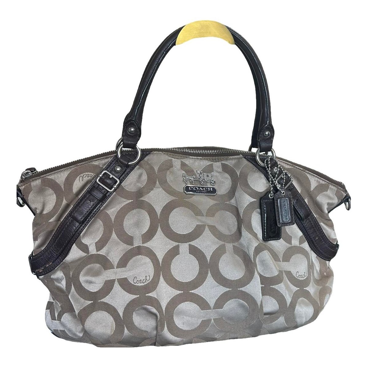 CITY ZIP TOTE leather handbag