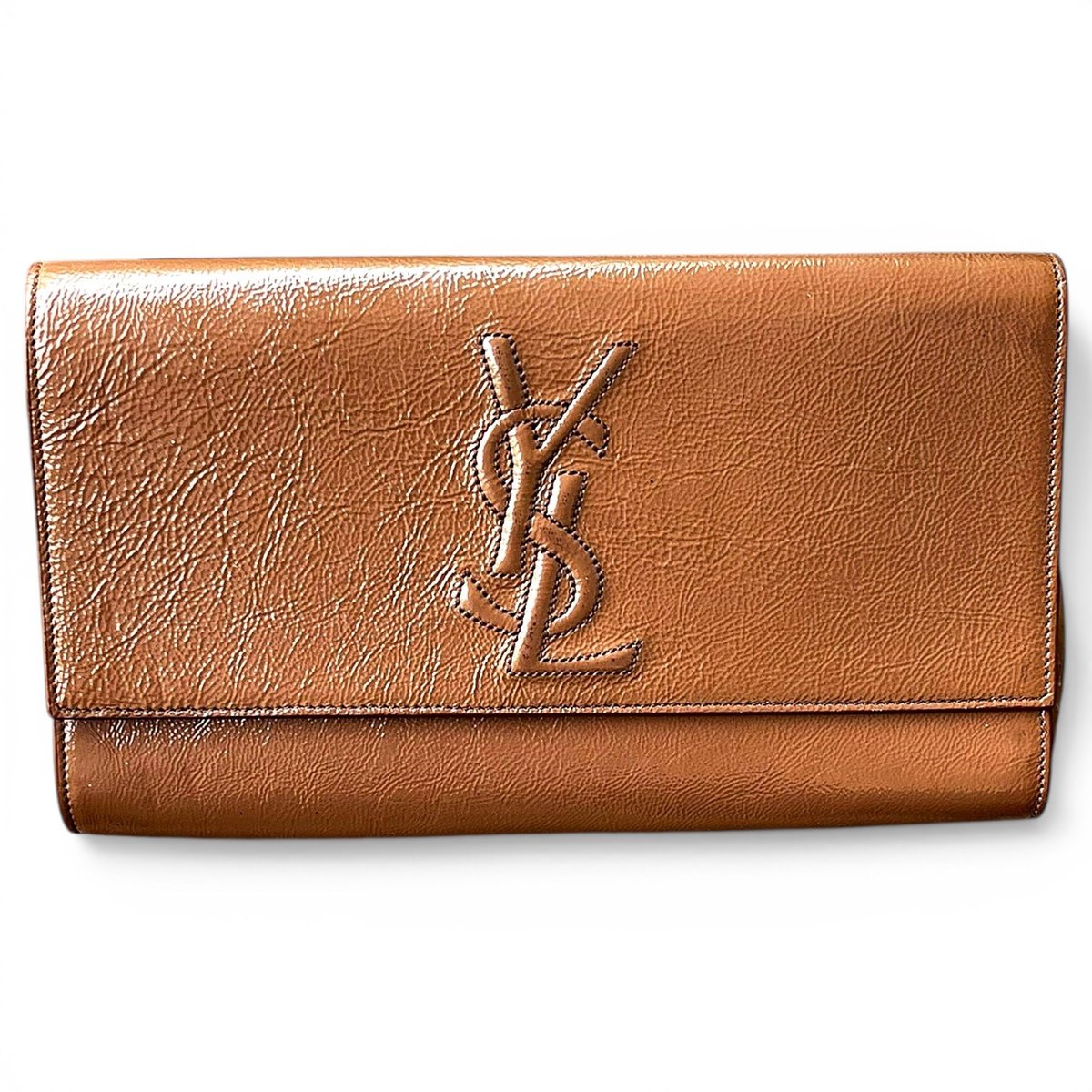 Belle de Jour leather clutch bag