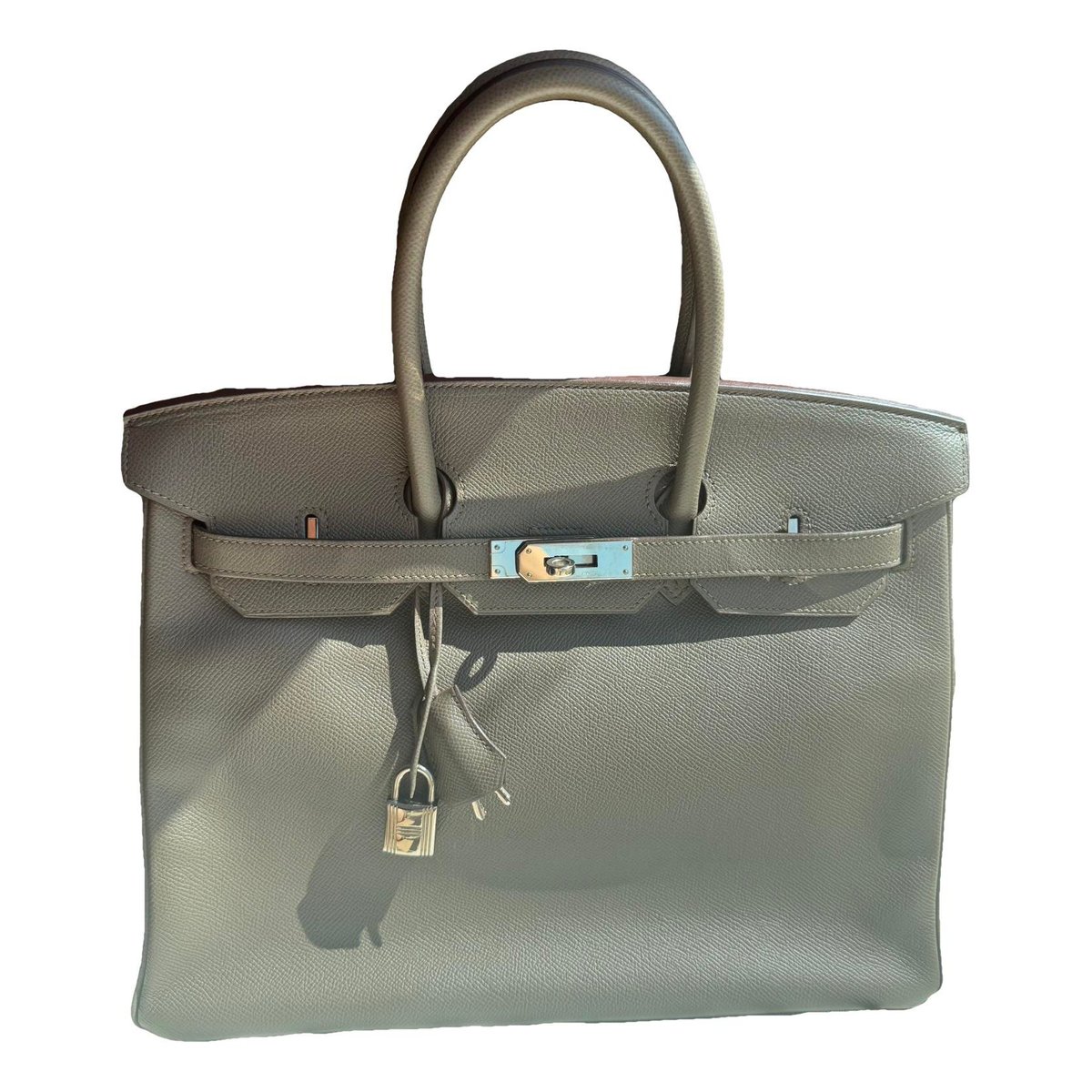 Birkin 35 leather handbag