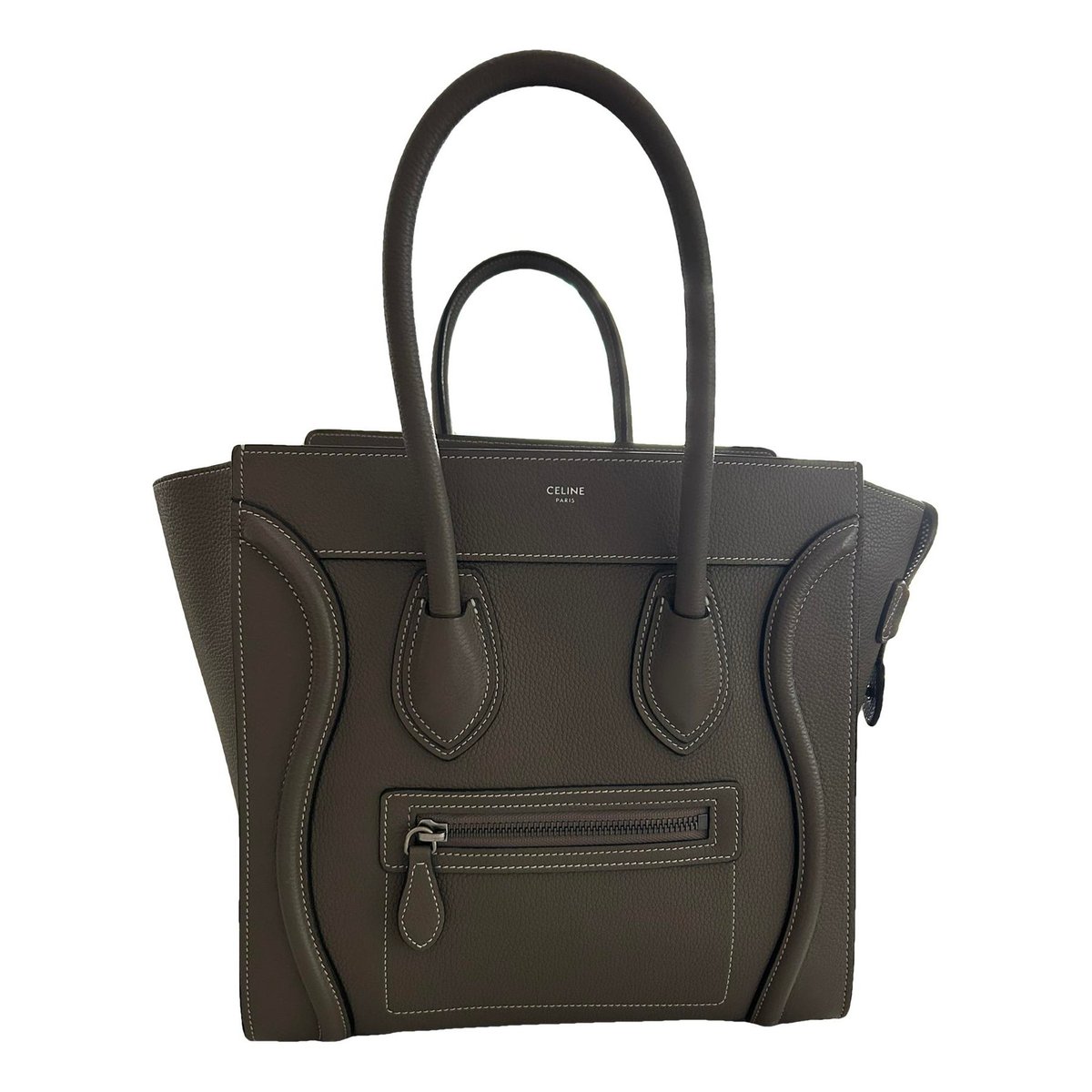 Luggage leather tote