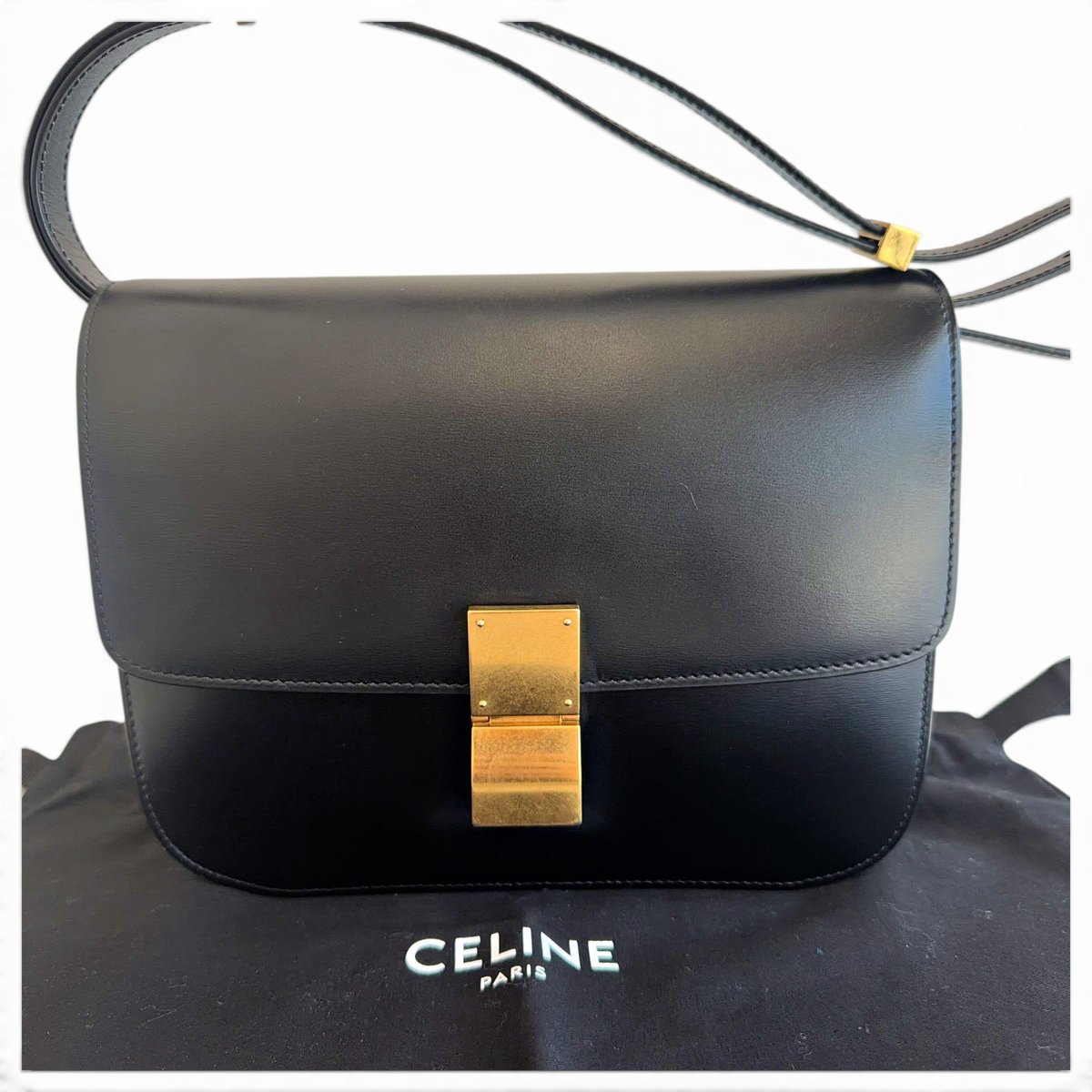 Classic leather handbag