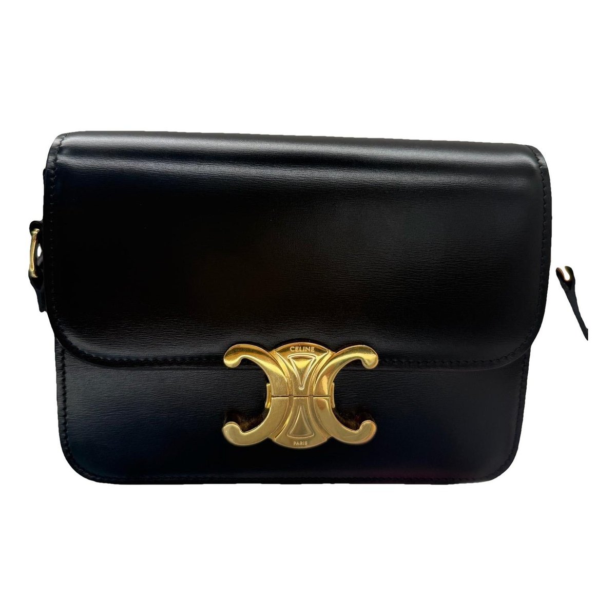 Triomphe leather handbag