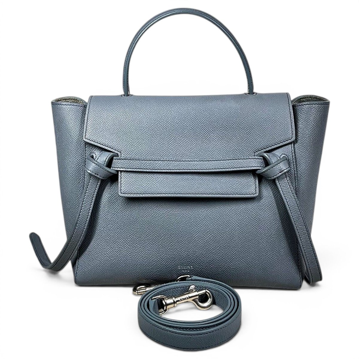 Belt leather handbag
