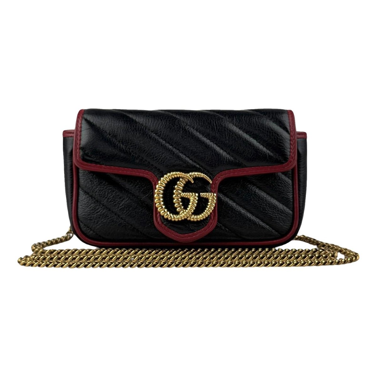 GG Marmont Flap leather crossbody bag