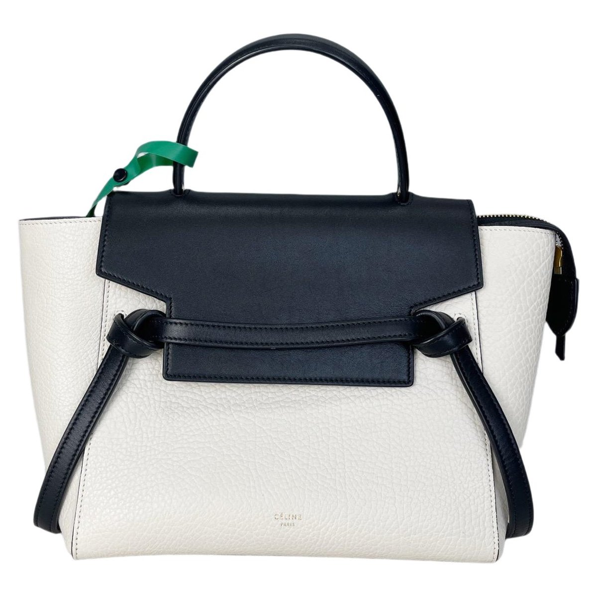 Belt leather handbag