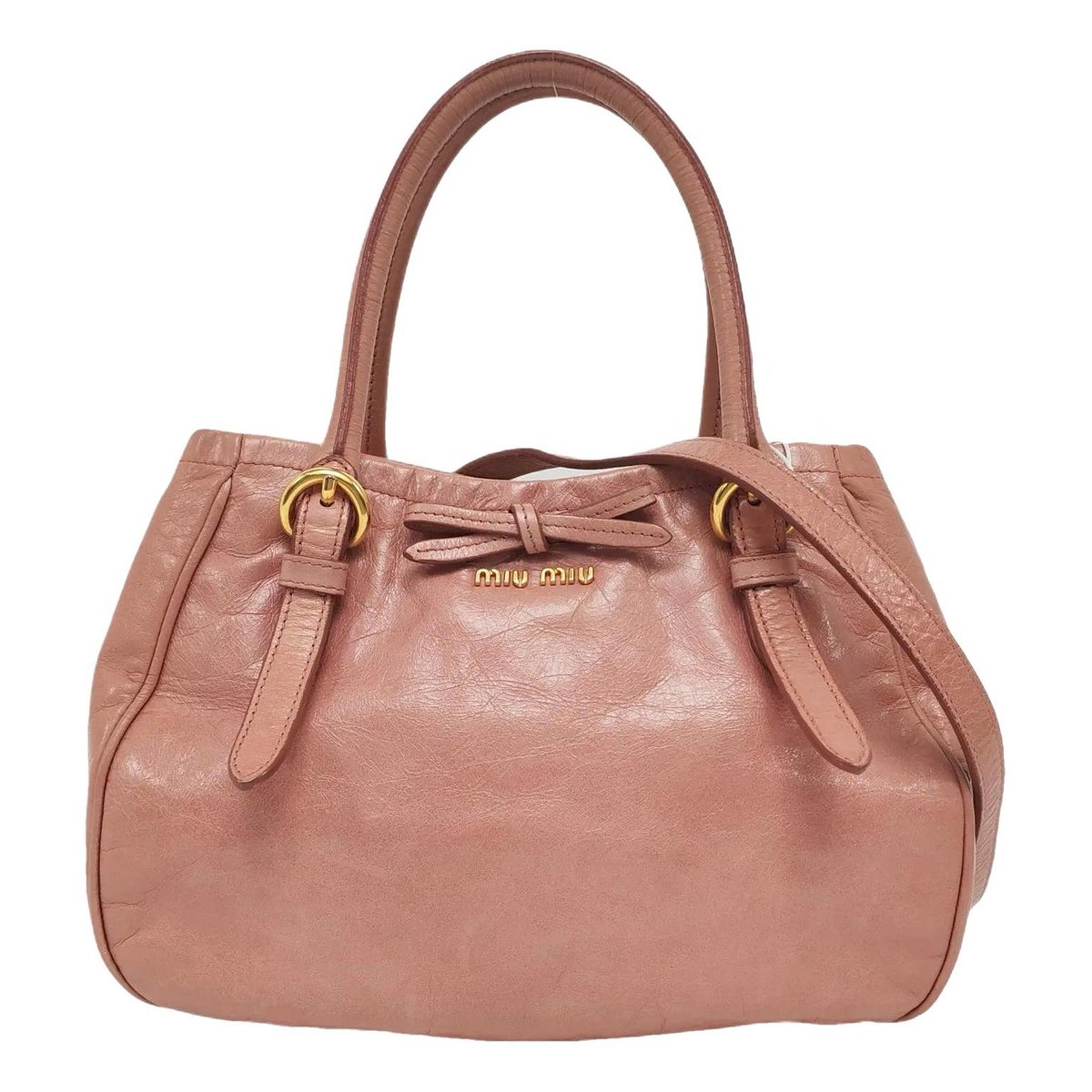 Bow bag leather handbag