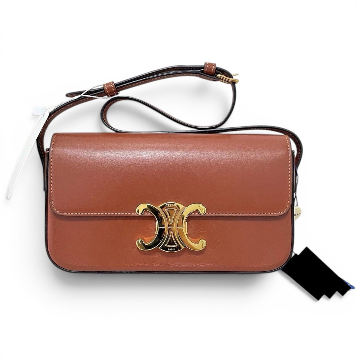Triomphe leather handbag