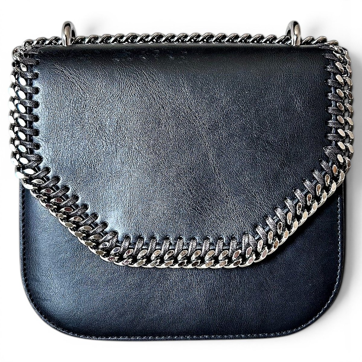 Falabella Box leather crossbody bag