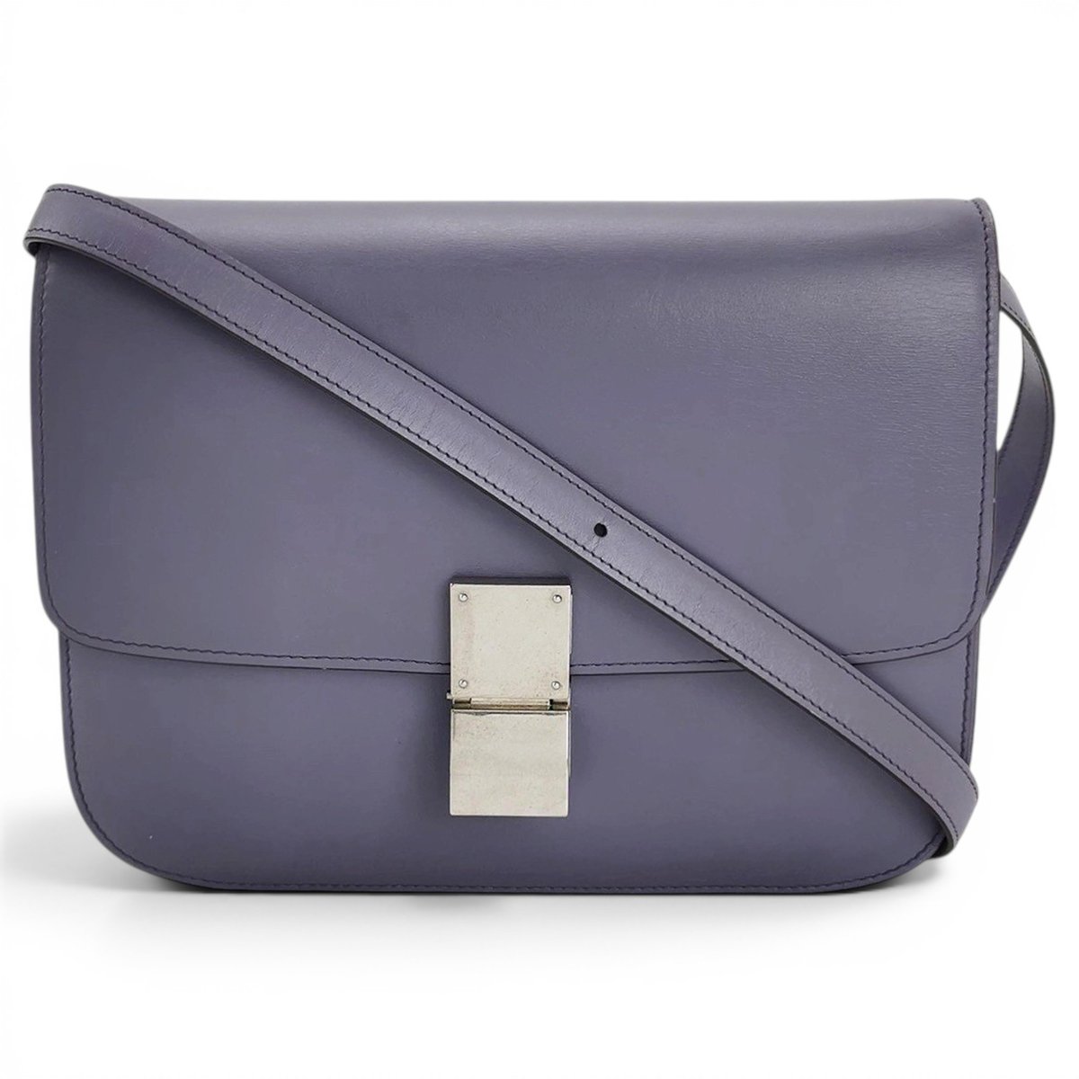 Classic leather crossbody bag