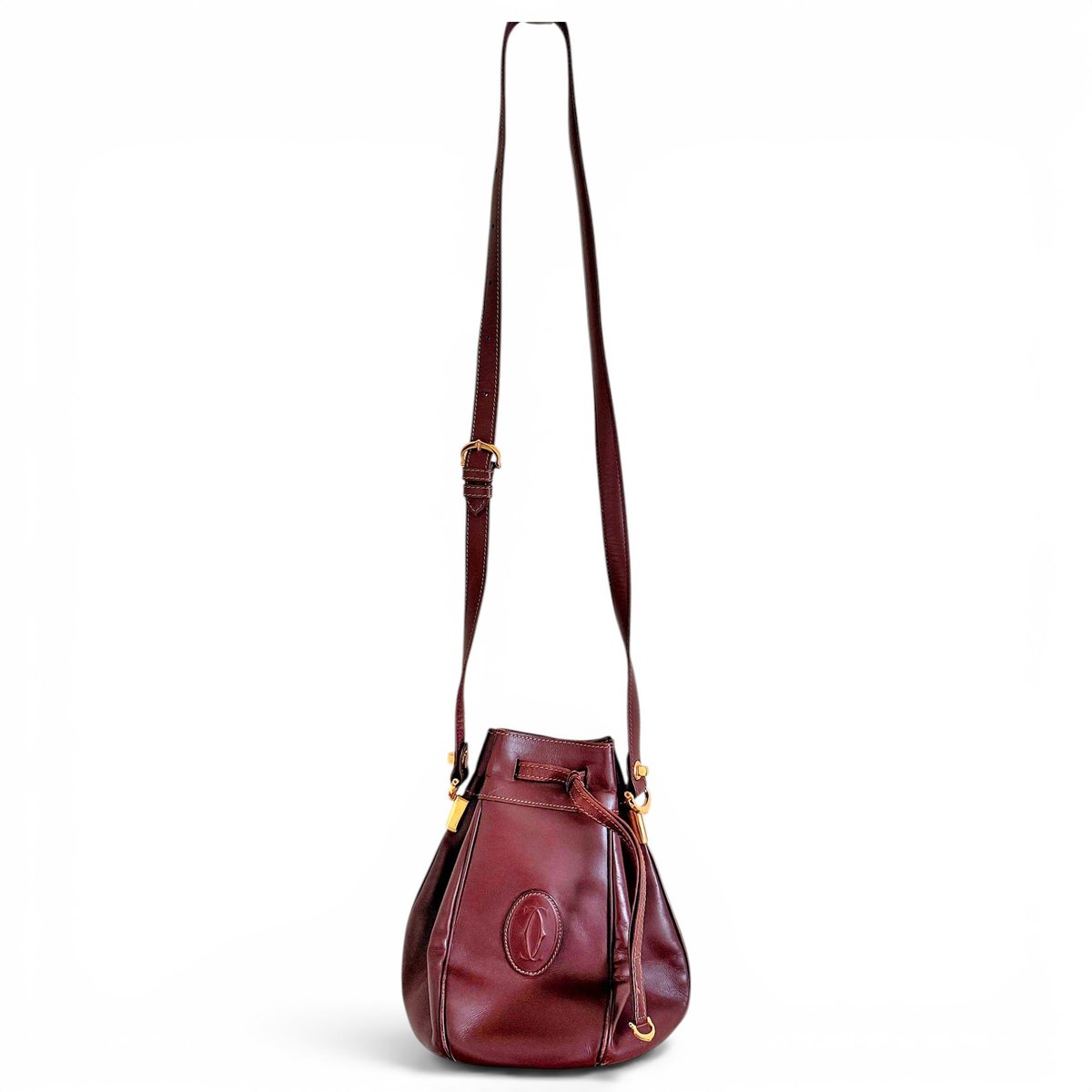 Seau leather bag