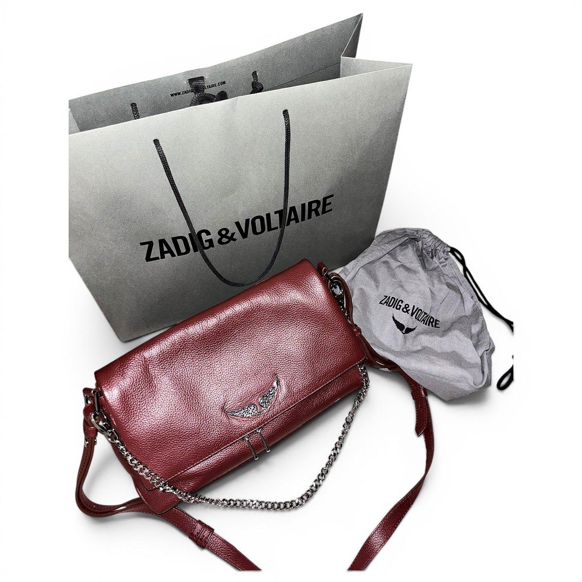 Rock leather handbag