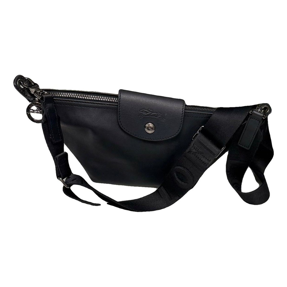 Pliage leather crossbody bag