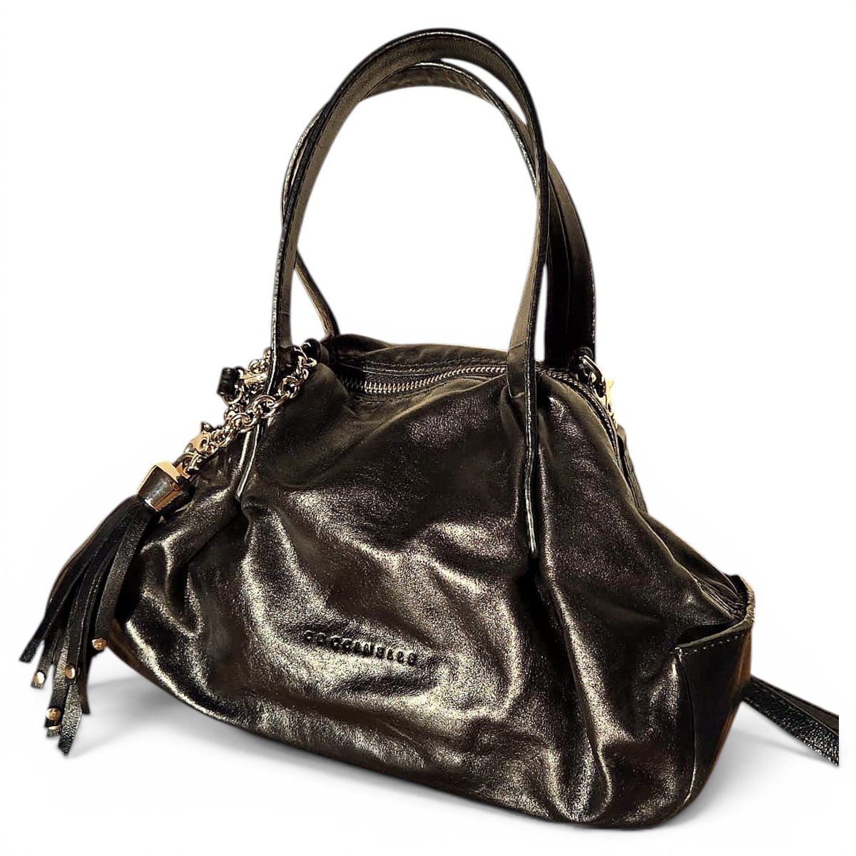 Leather handbag