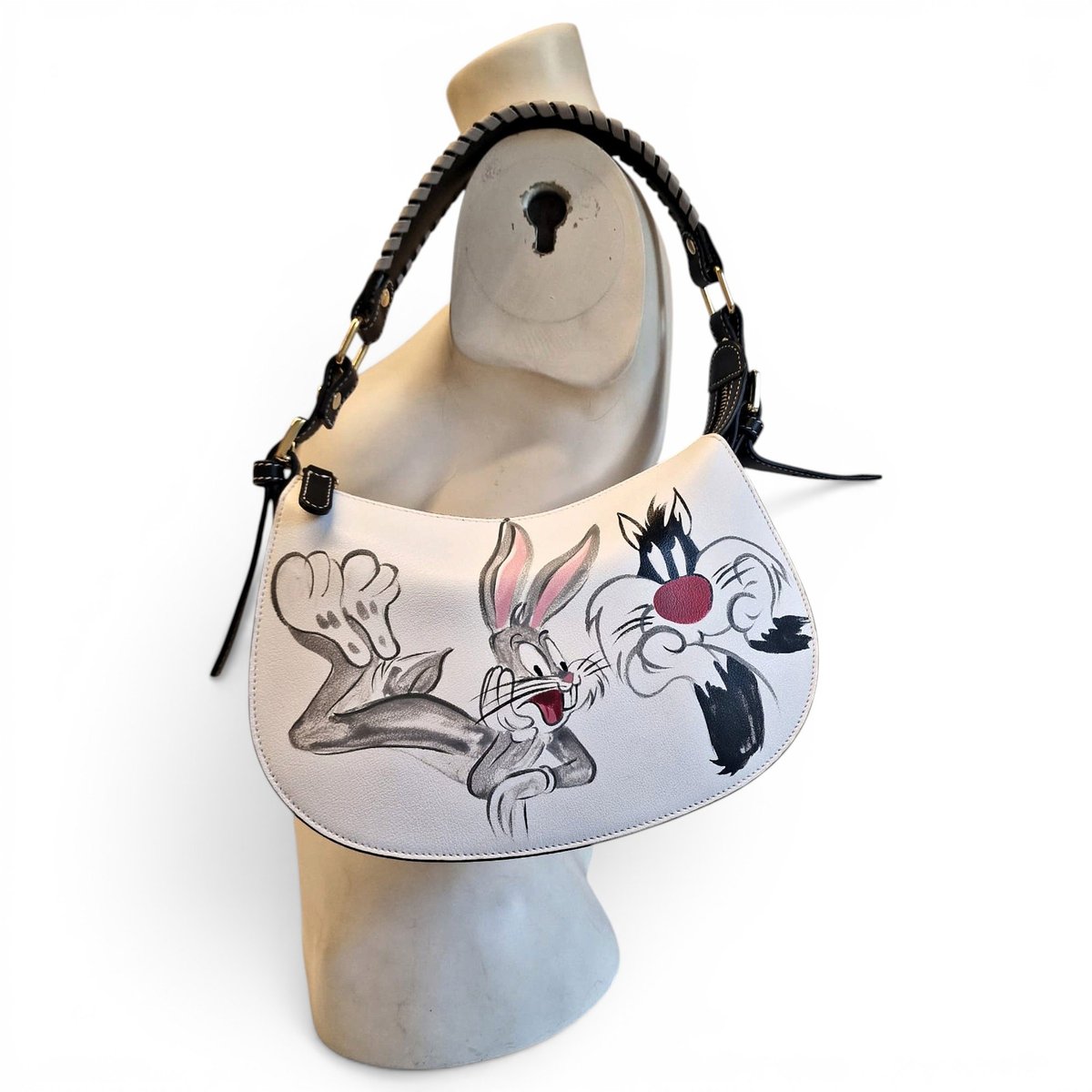 Leather handbag