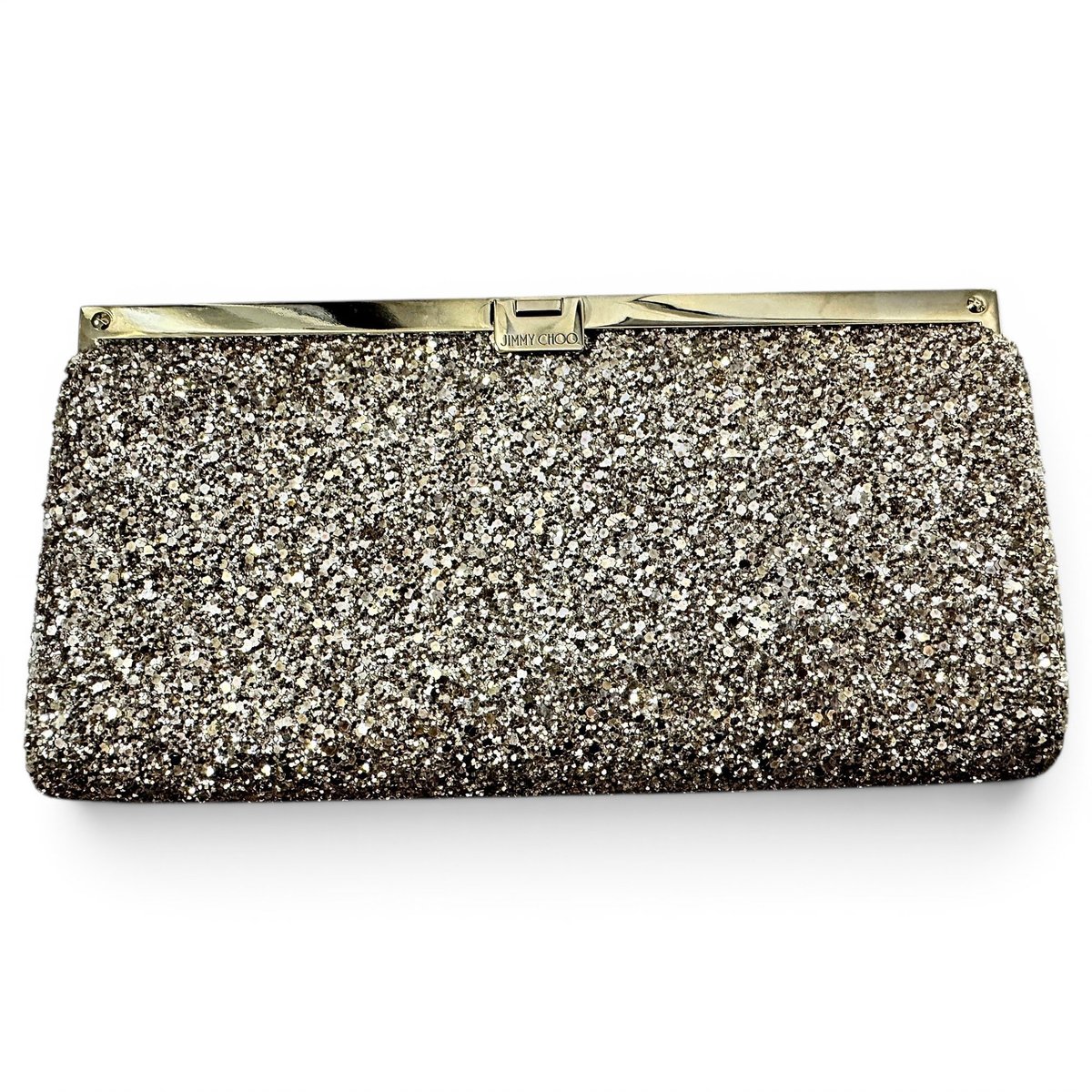 Glitter clutch bag