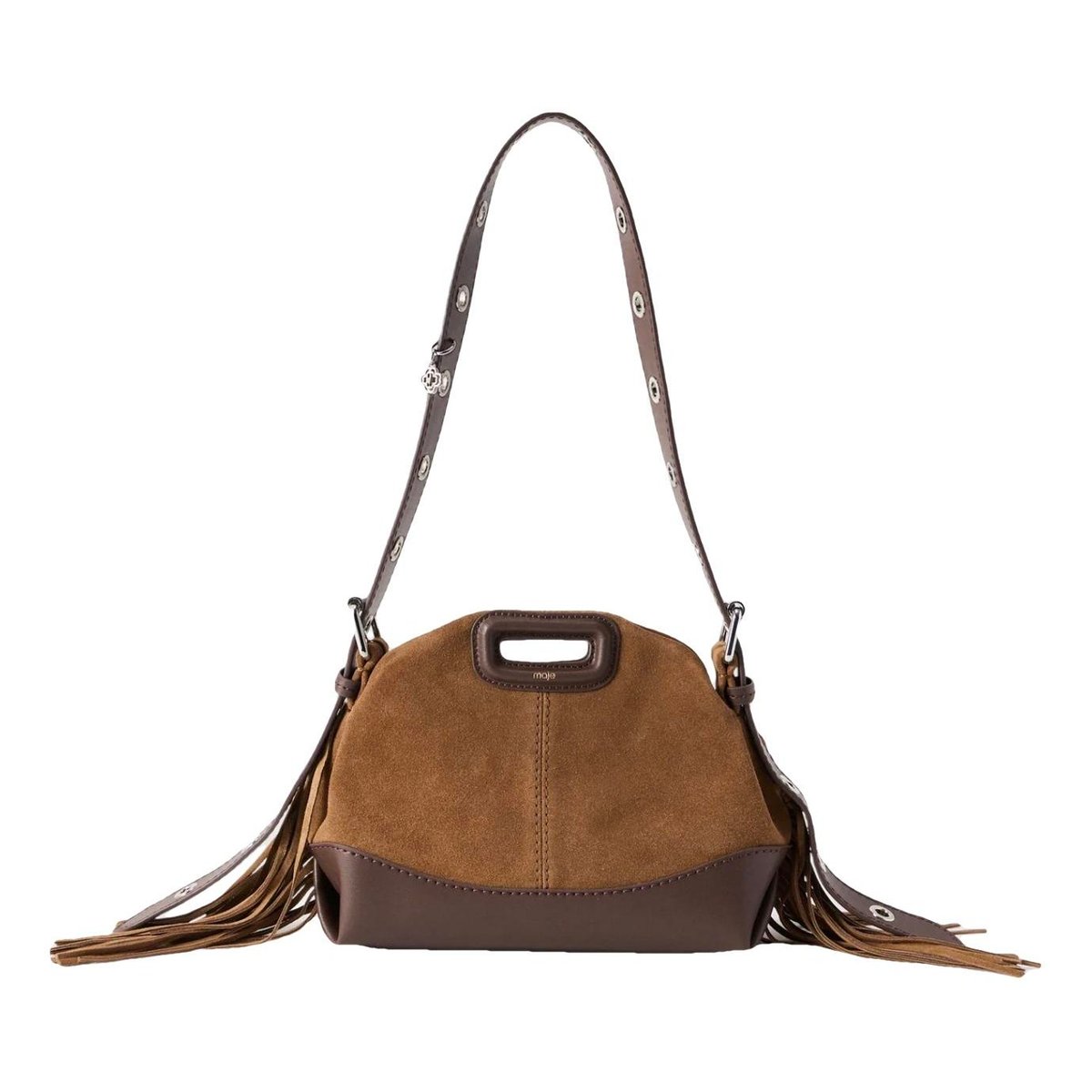 Sac M leather crossbody bag