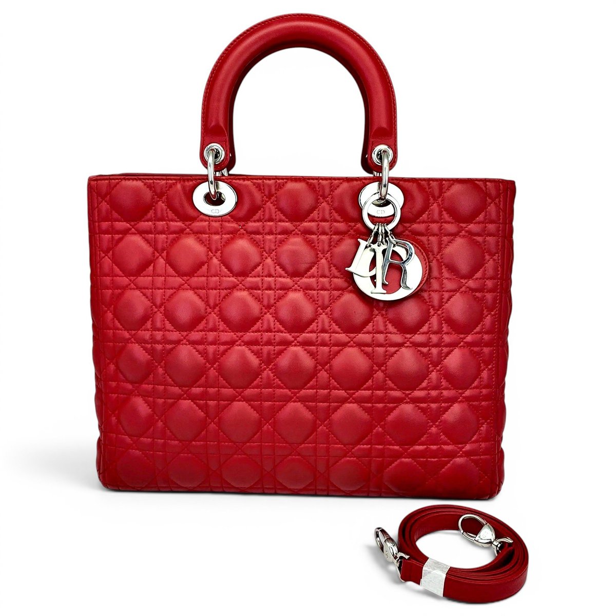 Lady Dior leather handbag