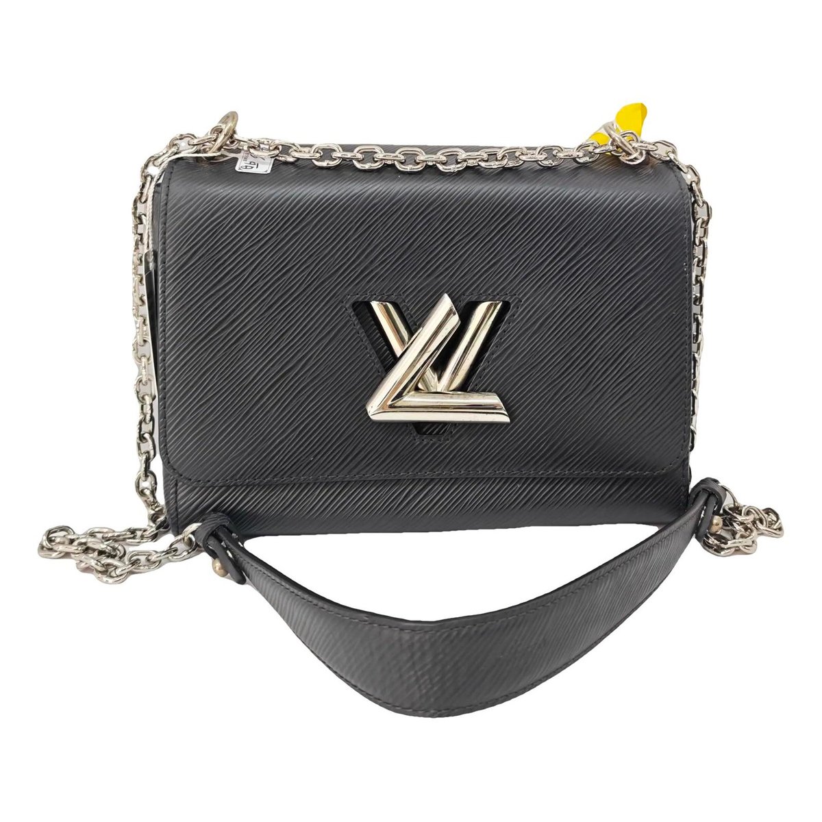 Twist leather handbag
