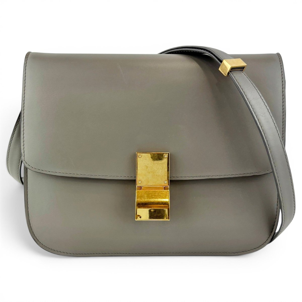 Classic leather crossbody bag