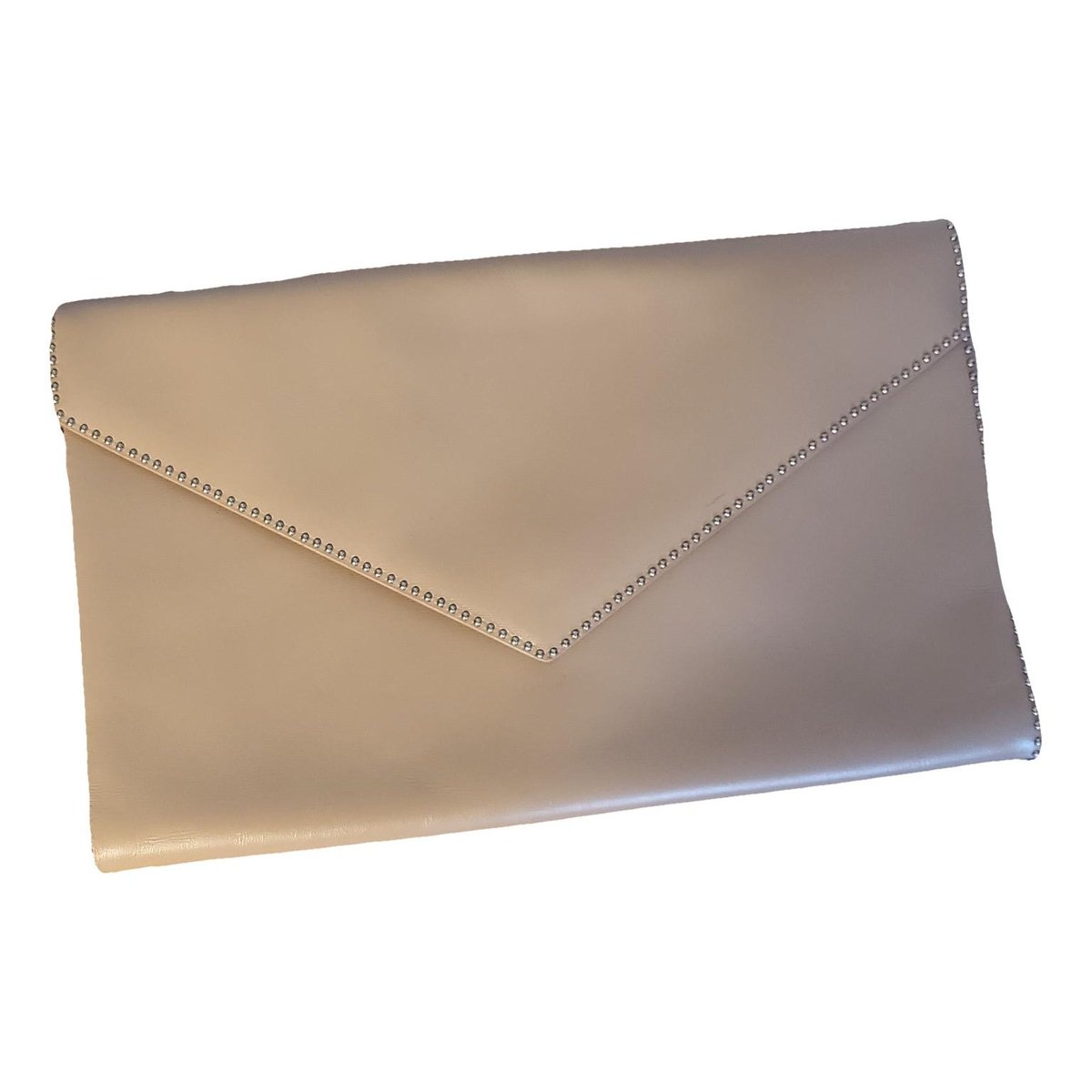 Leather clutch bag