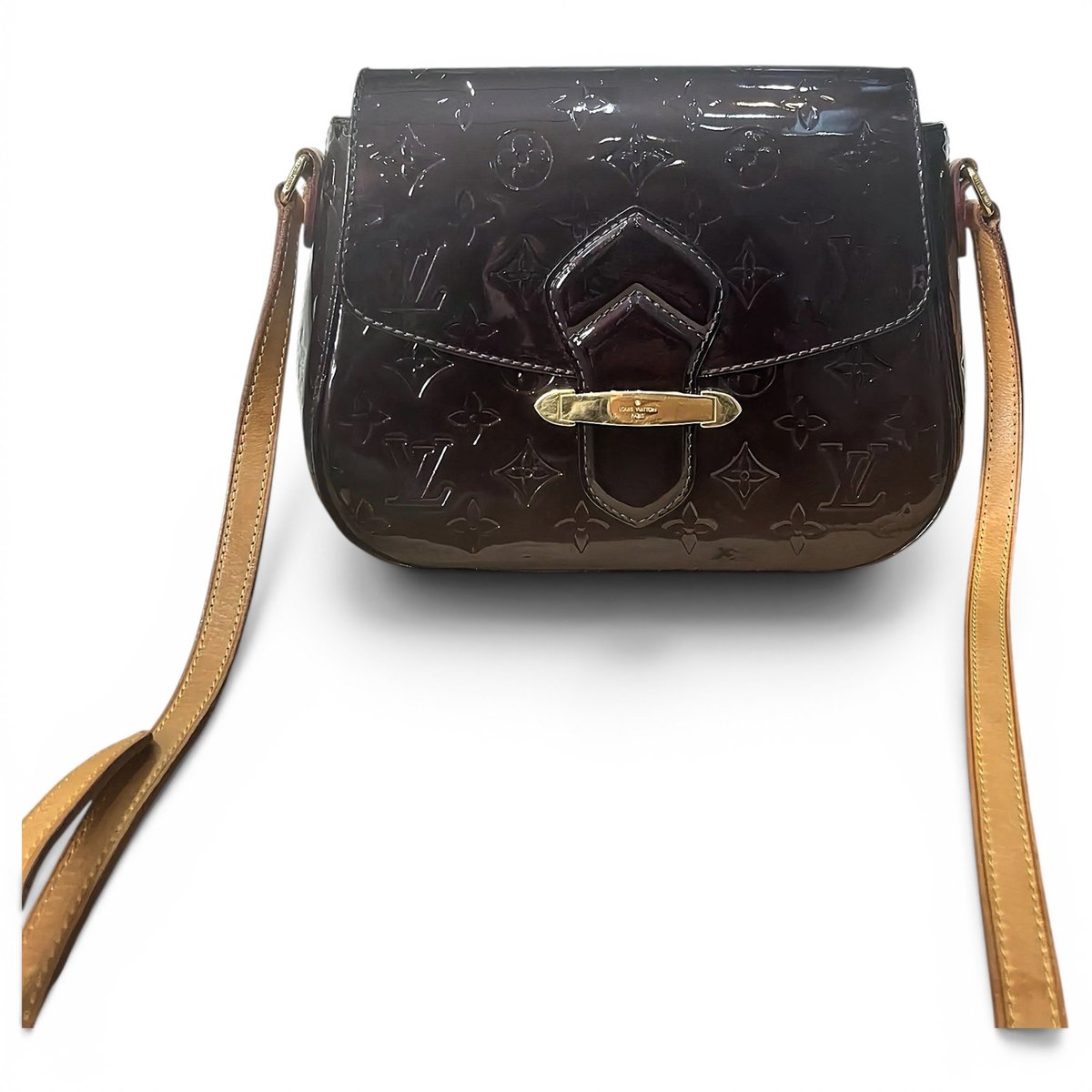 Metis patent leather crossbody bag