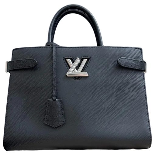 Twist leather crossbody bag